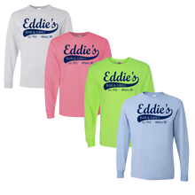 Load image into Gallery viewer, Eddie's Adult Long Sleeve Tee- Extended Sizes