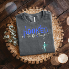 Load image into Gallery viewer, May Shirt of the Month "Hooked on the Northwoods"