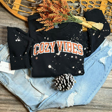 Load image into Gallery viewer, Cozy Vibes Crewneck Sweatshirt with Pocket