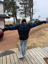 Load image into Gallery viewer, Athens Bluejays Black Camo Crewneck