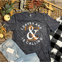 Load image into Gallery viewer, LEAVES ARE FALLING &amp; UP NORTH IS CALLING Graphic Shirt
