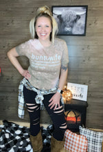 Load image into Gallery viewer, HUNT WIFE Graphic Shirt