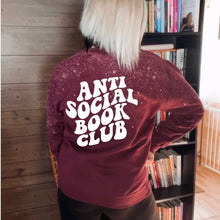 Load image into Gallery viewer, ANTI SOCIAL BOOK CLUB Crewneck Sweatshirt