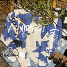 Load image into Gallery viewer, Midwest Wisconsin Distressed Sweatshirt