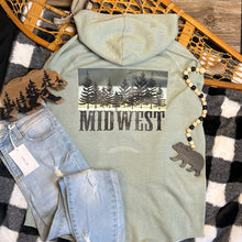 Load image into Gallery viewer, Midwest Wisconsin Zip-Up Hoodie