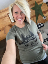 Load image into Gallery viewer, Up North is My Happy Place Tee