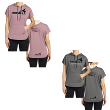 Load image into Gallery viewer, Women&#39;s Terry Short Sleeve Hoodie
