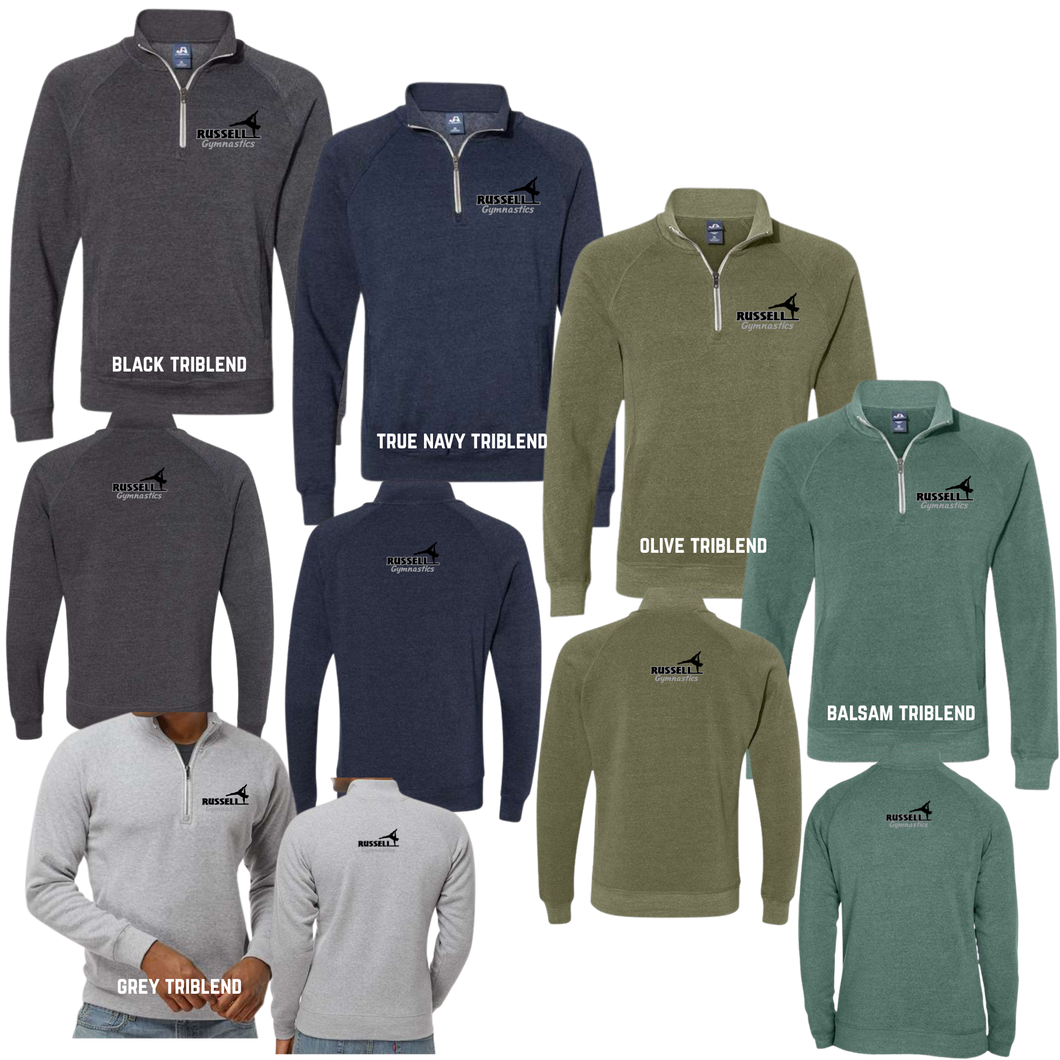 Men's Triblend Quarter-Zip Sweatshirt