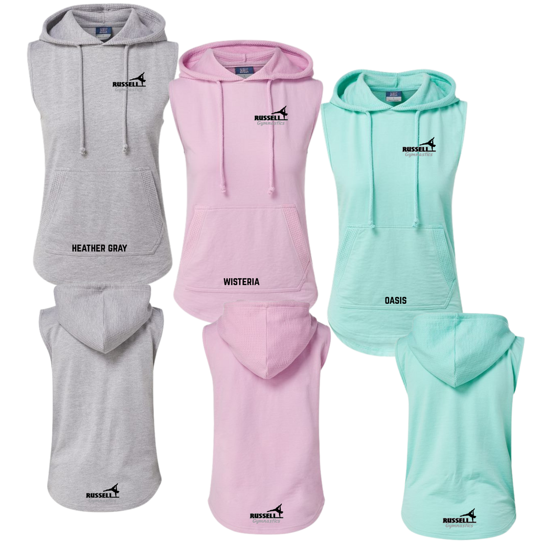 Womens's Kinsley Sleevless Hooded Sweatshirt