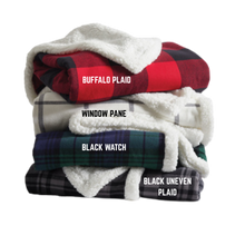 Load image into Gallery viewer, Flannel Sherpa Blanket
