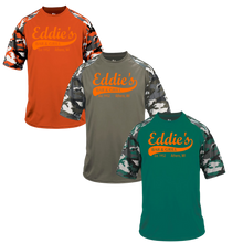 Load image into Gallery viewer, Eddie&#39;s Bar &amp; Grill Camo Sport Adult T-Shirt
