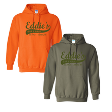 Load image into Gallery viewer, Eddie&#39;s Bar &amp; Grill Hooded Sweatshirt (4xl-5xl)
