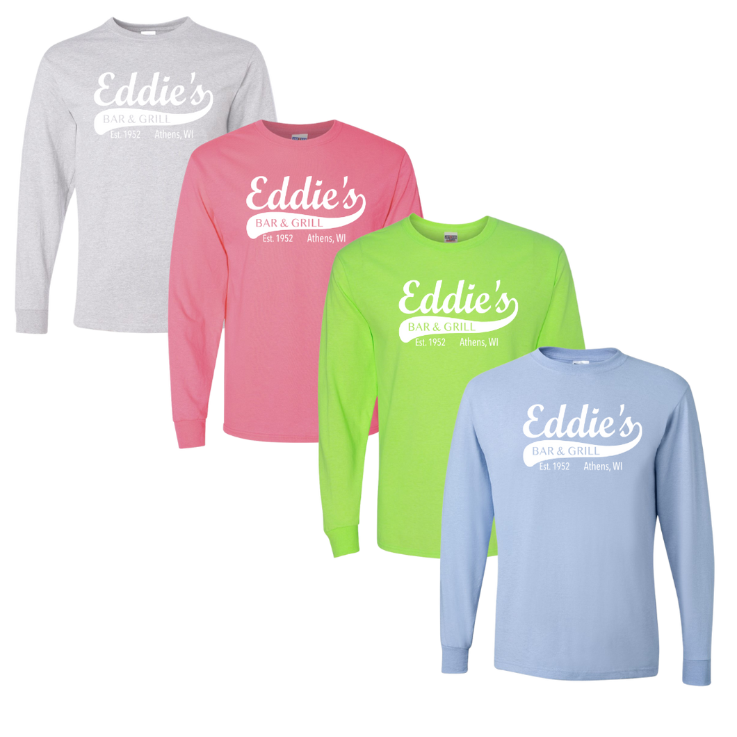 Eddie's Adult Long Sleeve Tee- Extended Sizes