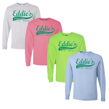 Load image into Gallery viewer, Eddie&#39;s Adult Long Sleeve Tee- Extended Sizes
