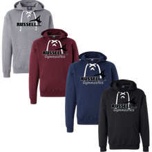 Load image into Gallery viewer, Russell Gymnastics Adult Hoodie w/ Ties
