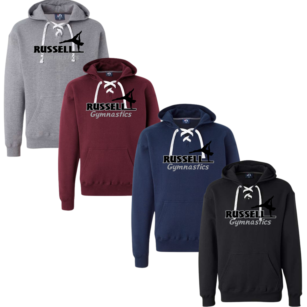 Russell Gymnastics Adult Hoodie w/ Ties