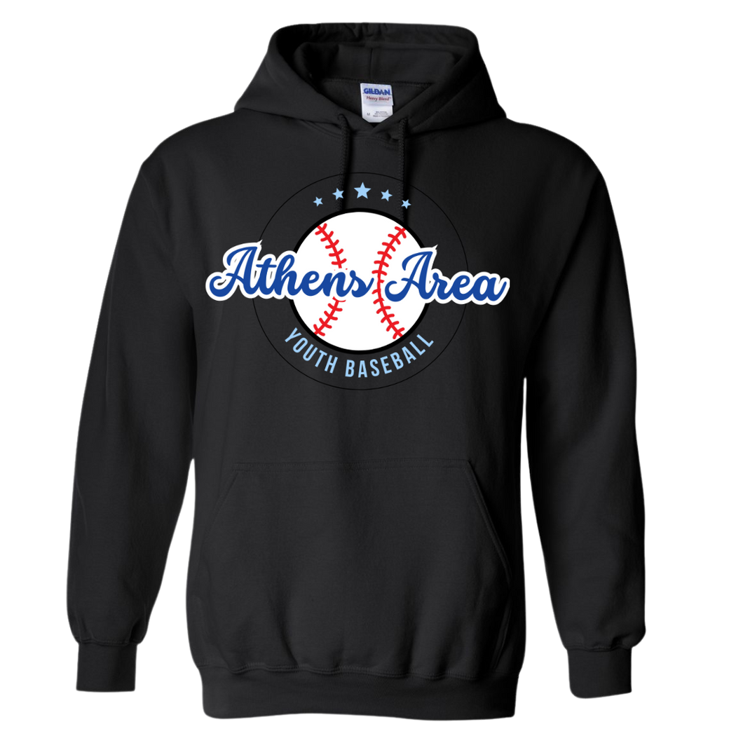 Athens Area Youth Baseball Adult Hoodie