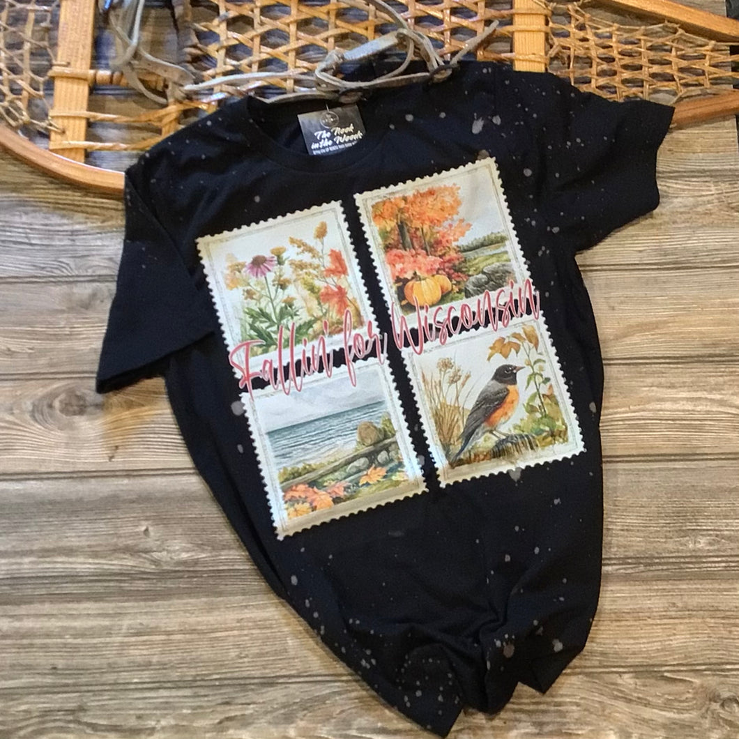 Fallin' for Wisconsin Tee