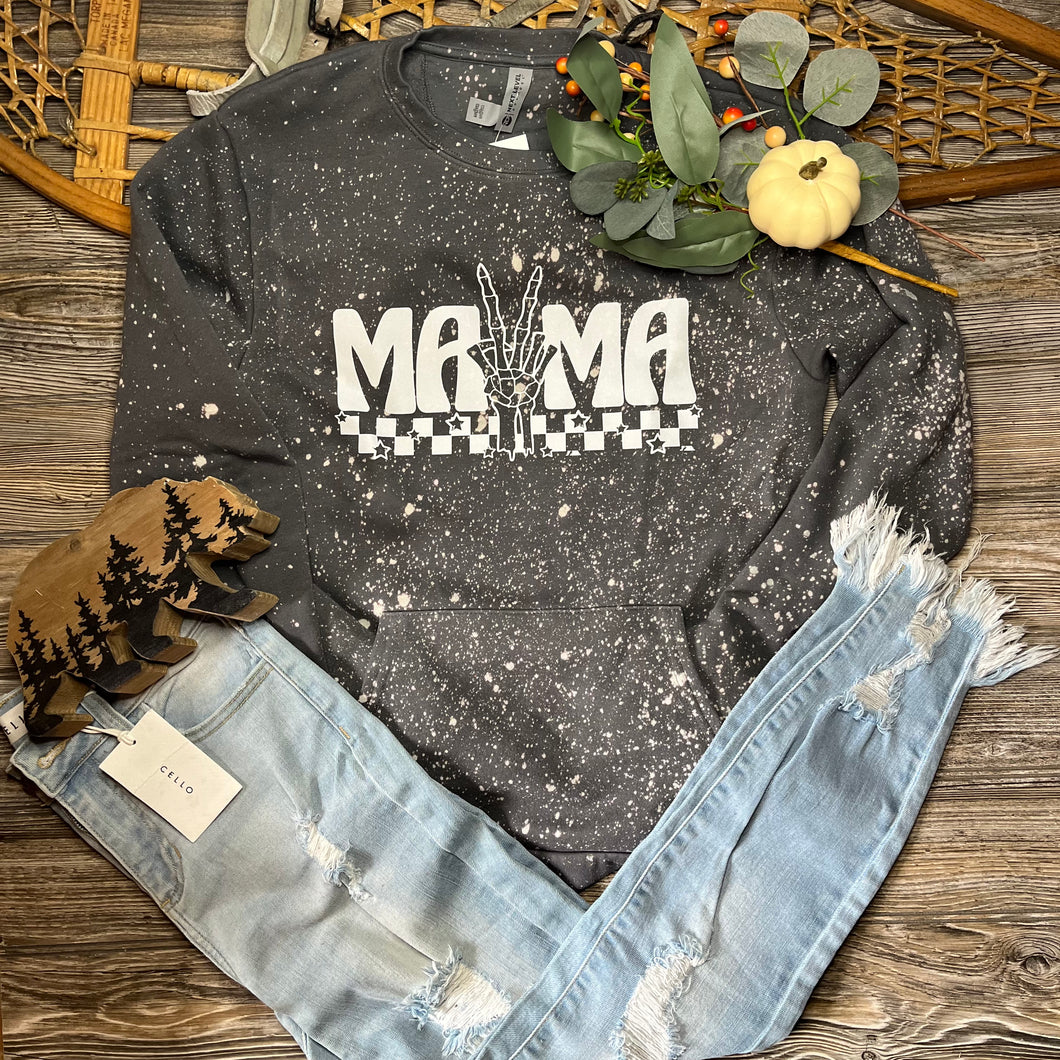 MAMA ✌🏻Crewneck Sweatshirt with Pocket