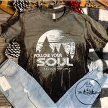 Load image into Gallery viewer, FOLLOW YOUR SOUL Graphic Shirt
