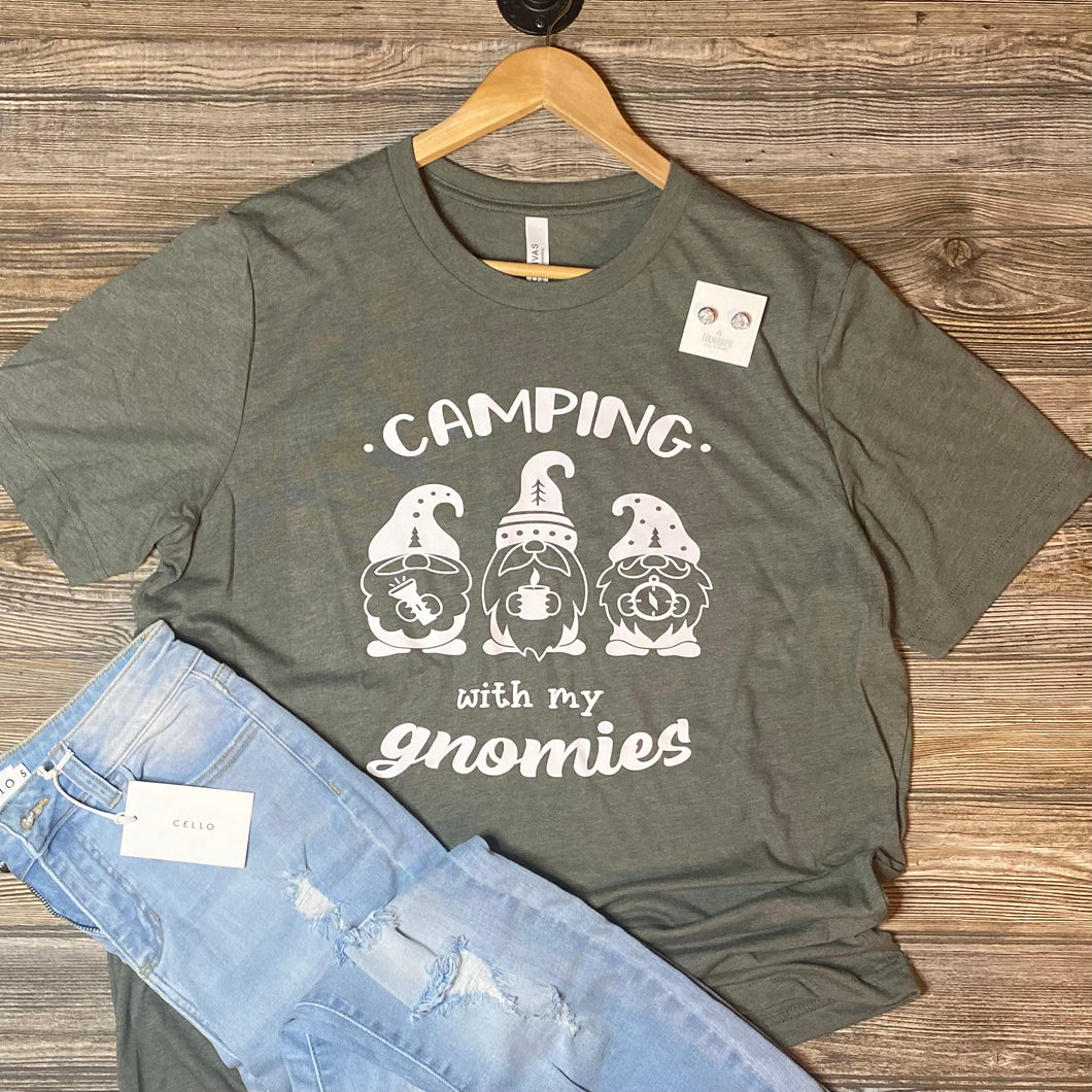 CAMPING WITH MY GNOMIES Graphic Shirt